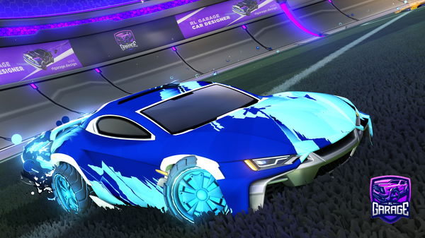 A Rocket League car design from EmergNC