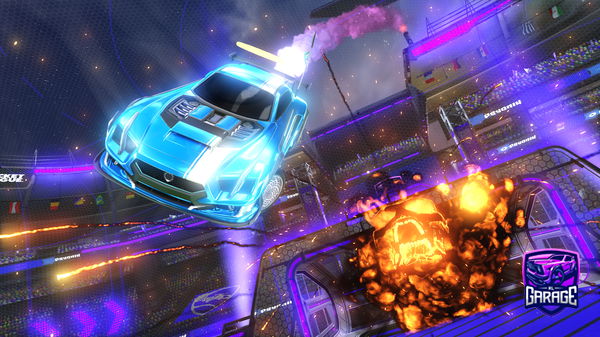 A Rocket League car design from joaogamerdbr