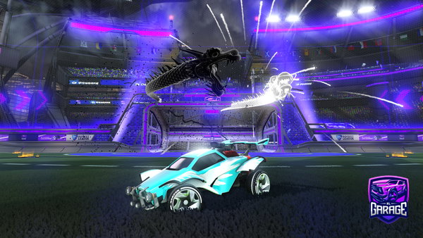 A Rocket League car design from Papa_dragon69420