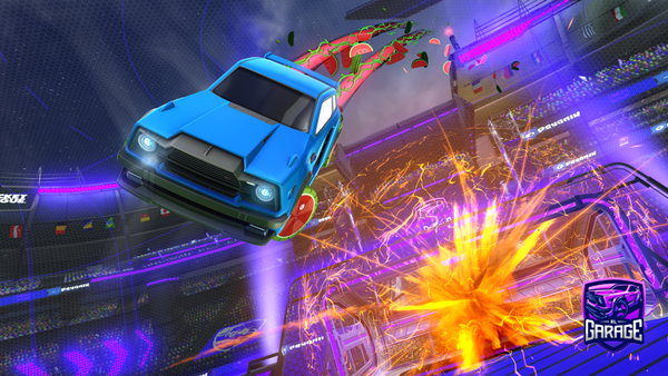 A Rocket League car design from 5gq