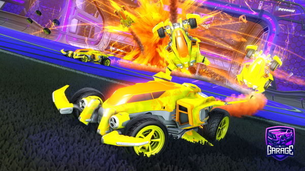 A Rocket League car design from BurntSiennaEndo