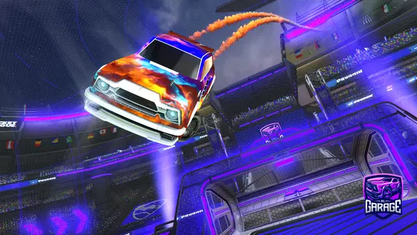 A Rocket League car design from Sroba11