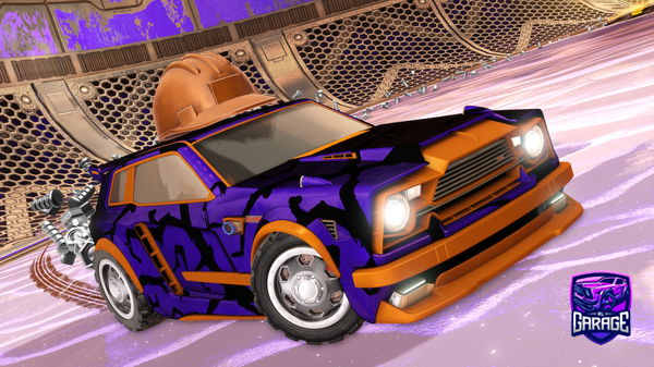 A Rocket League car design from Worm2020