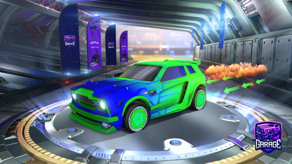 A Rocket League car design from FebiksPolska