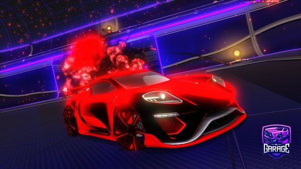 A Rocket League car design from FUSIONFLARE