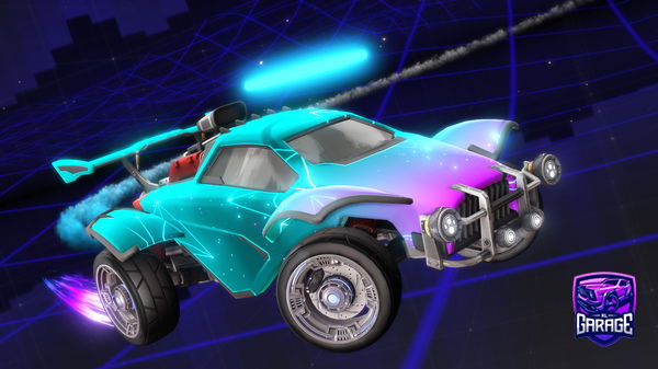 A Rocket League car design from Vpolox99