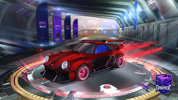 A Rocket League car design from uglyshnb