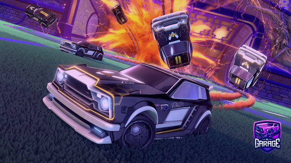 A Rocket League car design from Keviitv