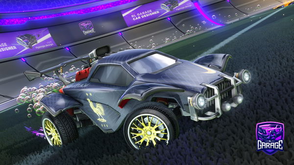 A Rocket League car design from Isksieiifgifj