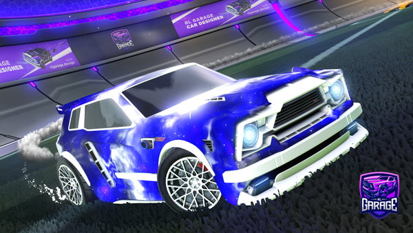 A Rocket League car design from catix
