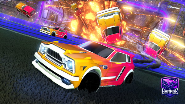 A Rocket League car design from MeggySpletzer