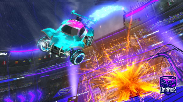 A Rocket League car design from LUKAMAKESTRADES