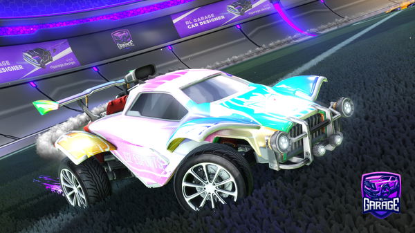 A Rocket League car design from c76c3po