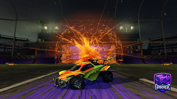 A Rocket League car design from indo2