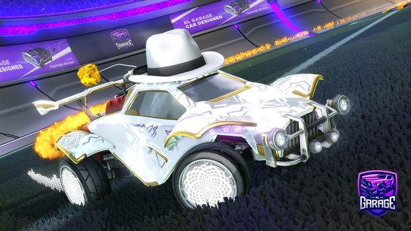 A Rocket League car design from freddospegetto