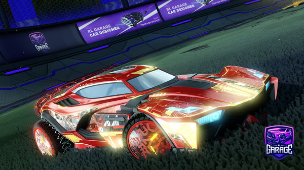 A Rocket League car design from SuperMommy