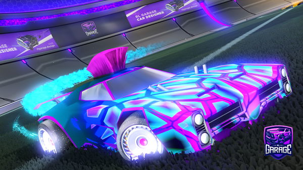 A Rocket League car design from BOBALOBAYOUS