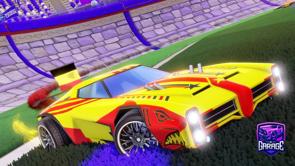 A Rocket League car design from CapyYt