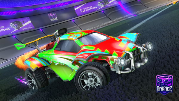 A Rocket League car design from Gurrrrrra07