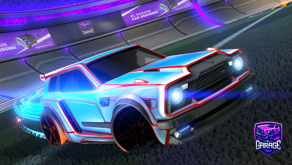 A Rocket League car design from Firestar1418