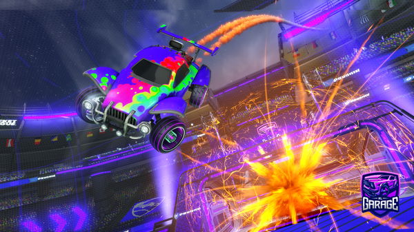 A Rocket League car design from Gravigent