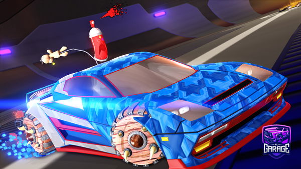 A Rocket League car design from G2186