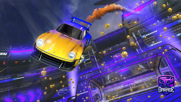 A Rocket League car design from 125Merk