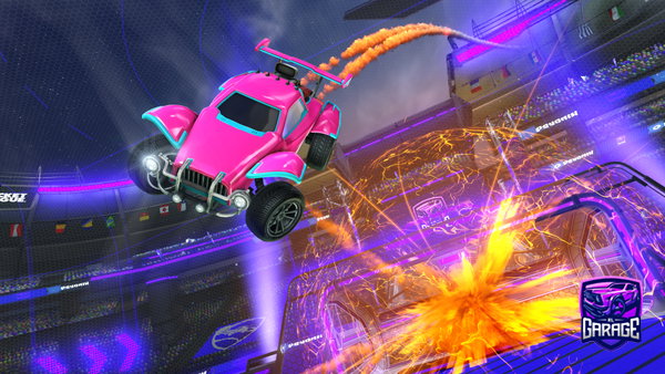 A Rocket League car design from Bogdij