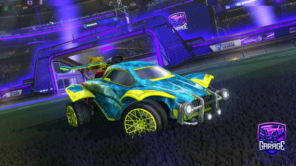 A Rocket League car design from Ocinn