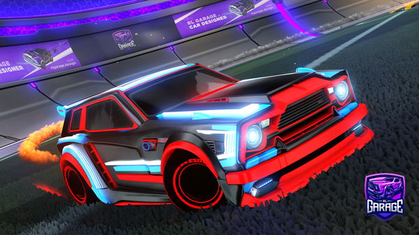 A Rocket League car design from hprtoes