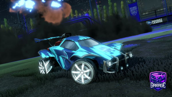 A Rocket League car design from DrAg0N75