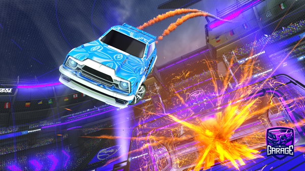 A Rocket League car design from VanillaGoreillla