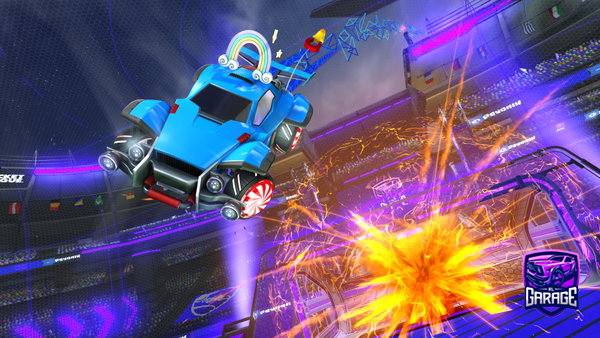 A Rocket League car design from Ngola