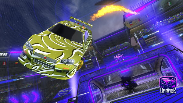 A Rocket League car design from Hudson11