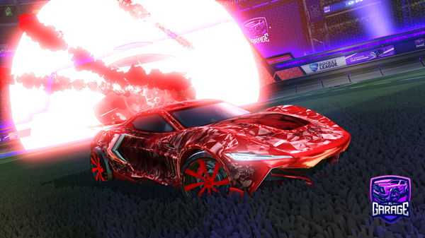 A Rocket League car design from Hamytsi