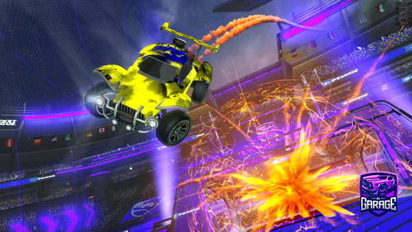 A Rocket League car design from L1Z4RD