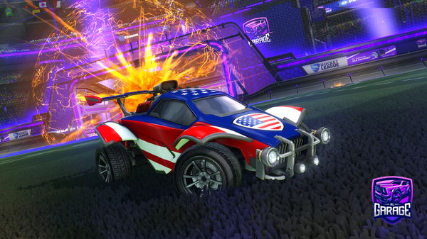 A Rocket League car design from PRPLWINGS