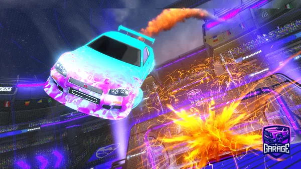 A Rocket League car design from SDsnappy