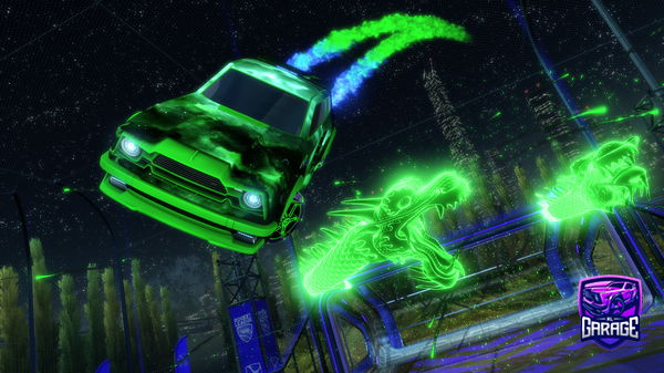 A Rocket League car design from KingOfThaWolves_