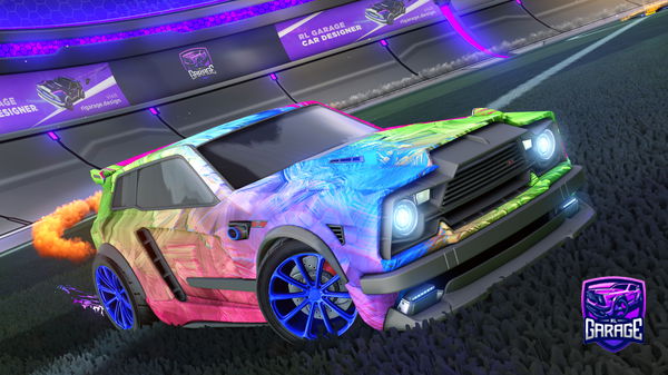 A Rocket League car design from Pablounty