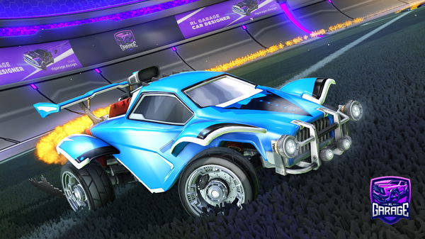 A Rocket League car design from Fire_Tiger