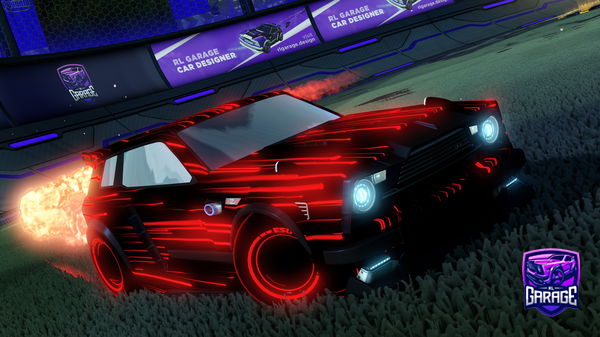 A Rocket League car design from luggl