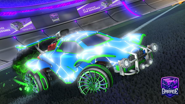 A Rocket League car design from lilchaos18