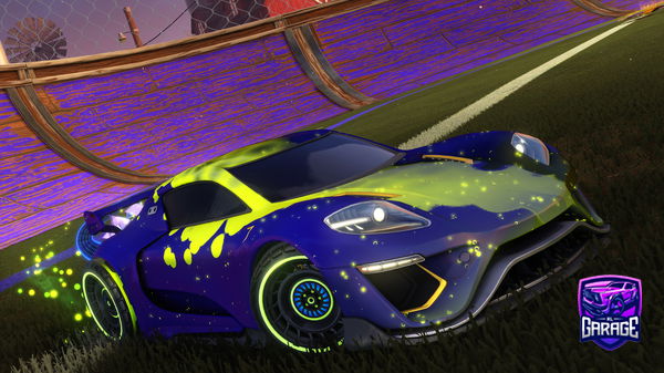 A Rocket League car design from Lukaurio