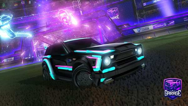 A Rocket League car design from LewanDOVasco