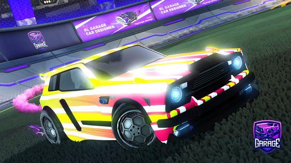A Rocket League car design from Medico