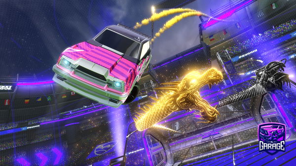 A Rocket League car design from Wbnoskill