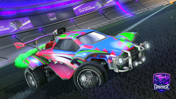 A Rocket League car design from Jarekmn