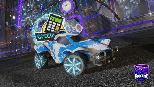 A Rocket League car design from papamafiasa