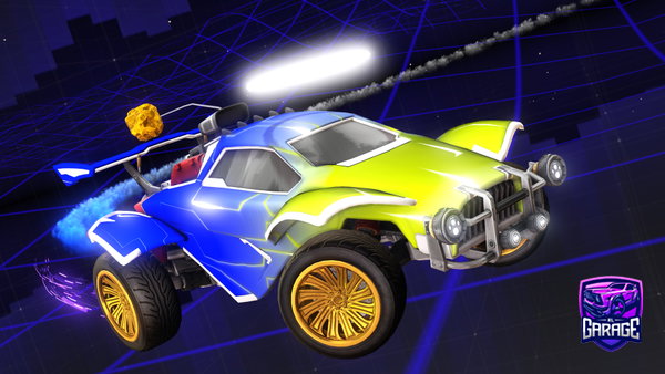 A Rocket League car design from titidu13